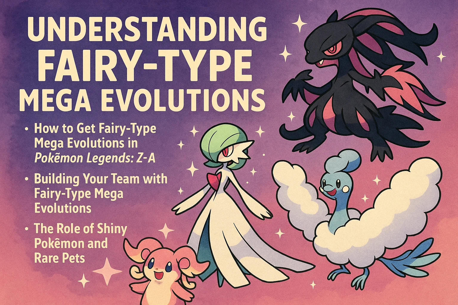 Pokémon Legends: Z-A Fairy-Type Mega Evolutions Guide