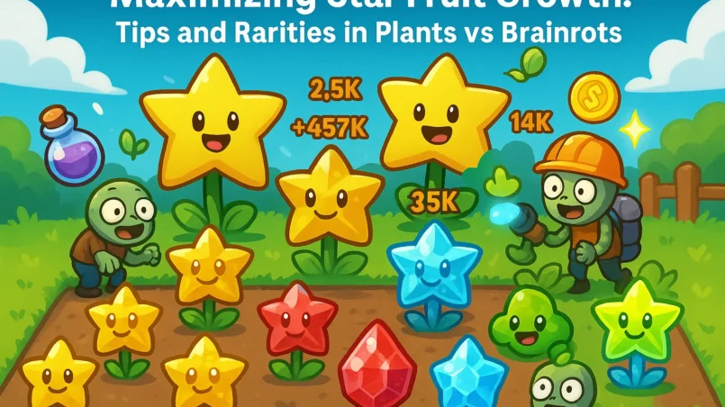 The Ultimate Star Fruit Experiment in Plants vs Brainrots: How Far Can 1,000 Seeds Take You?