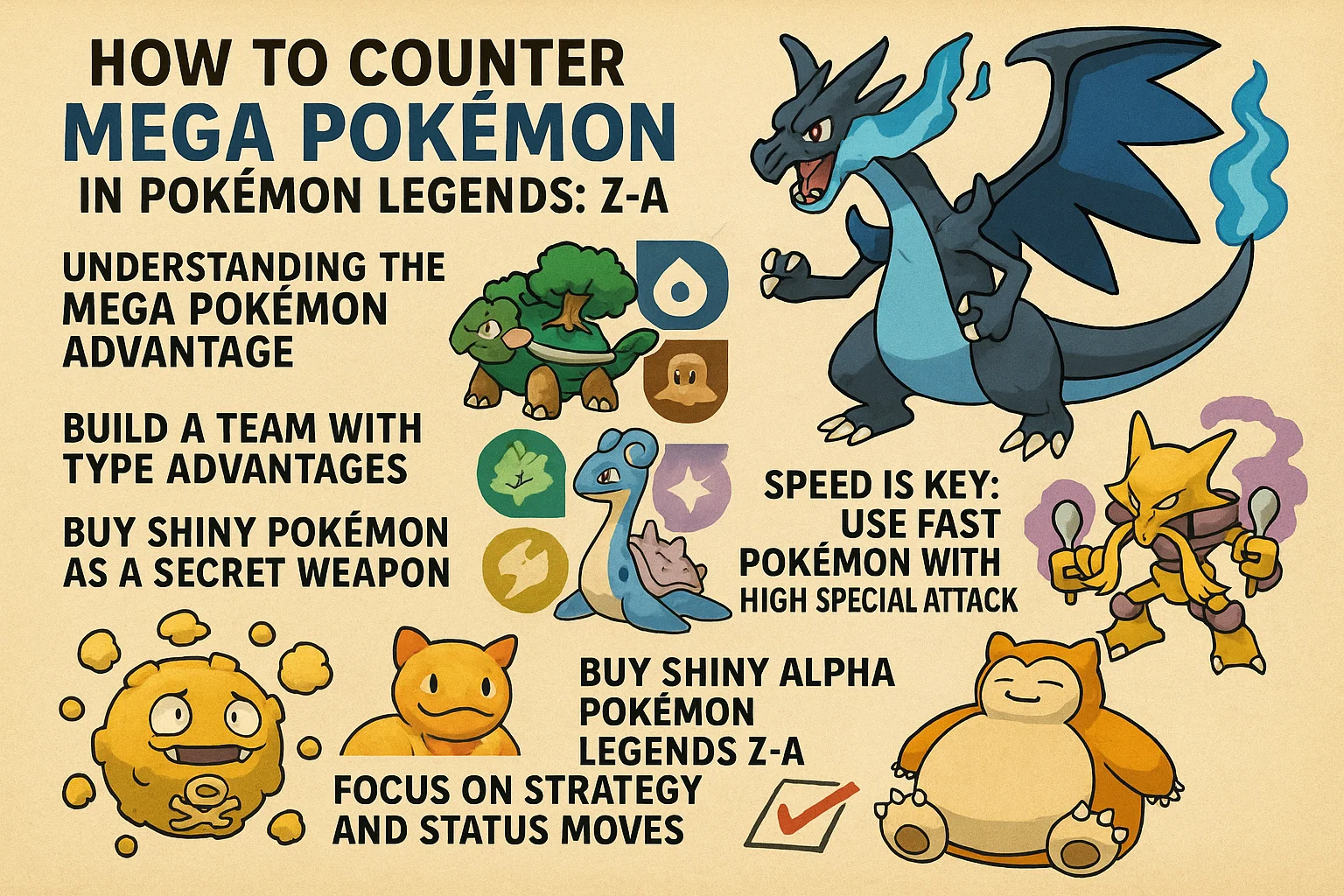 How to Counter Mega Pokémon in Pokémon Legends: Z-A